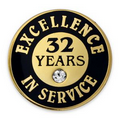 Excellence In Service Pin - 32 Years
